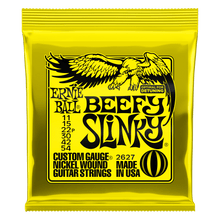 Charger l'image dans la galerie, ERNIE BALL 2627 BEEFY SLINKY NICKEL WOUND ELECTRIC GUITAR STRINGS - 11-54 GAUGE-(6632600666306)