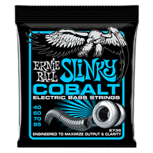 Load image into Gallery viewer, ERNIE BALL 2735 EXTRA SLINKY COBALT ELECTRIC BASS STRINGS - 40-95 GAUGE-(6636894945474)