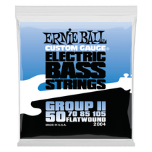 Load image into Gallery viewer, ERNIE BALL 2804 FLATWOUND GROUP II ELECTRIC BASS STRINGS - 50-105 GAUGE-(6669565001922)
