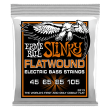 Load image into Gallery viewer, ERNIE BALL 2813  HYBRID SLINKY FLATWOUND ELECTRIC BASS STRINGS - 45-105 GAUGE-(6669562970306)
