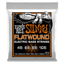 Load image into Gallery viewer, ERNIE BALL 2813  HYBRID SLINKY FLATWOUND ELECTRIC BASS STRINGS - 45-105 GAUGE-(6669562970306)