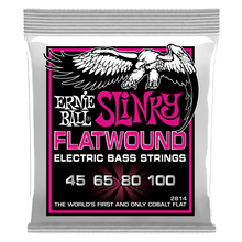 Load image into Gallery viewer, Ernie Ball 2814 Super Slinky FLATWOUND ELECTRIC BASS STRINGS - 45-100 GAUGE-(7506747064575)