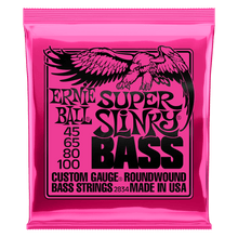 Charger l'image dans la galerie, ERNIE BALL 2834 SUPER SLINKY NICKEL WOUND ELECTRIC BASS STRINGS - 45-100 GAUGE-(6636878790850)