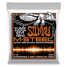 Load image into Gallery viewer, ERNIE BALL HYBRID SLINKY 2922 M-STEEL ELECTRIC GUITAR STRINGS - 9-46 GAUGE-(6924729647298)