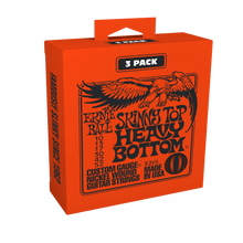 Charger l'image dans la galerie, ERNIE BALL 3215 SKINNY TOP HEAVY BOTTOM SLINKY NICKEL WOUND ELECTRIC GUITAR STRINGS 3 PACK - 10-52 GAUGE-(6632652800194)