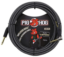 Load image into Gallery viewer, Pig Hog 20FT Right Angle Instrument Cable – Shielded Durable Guitar/Instrument Lead