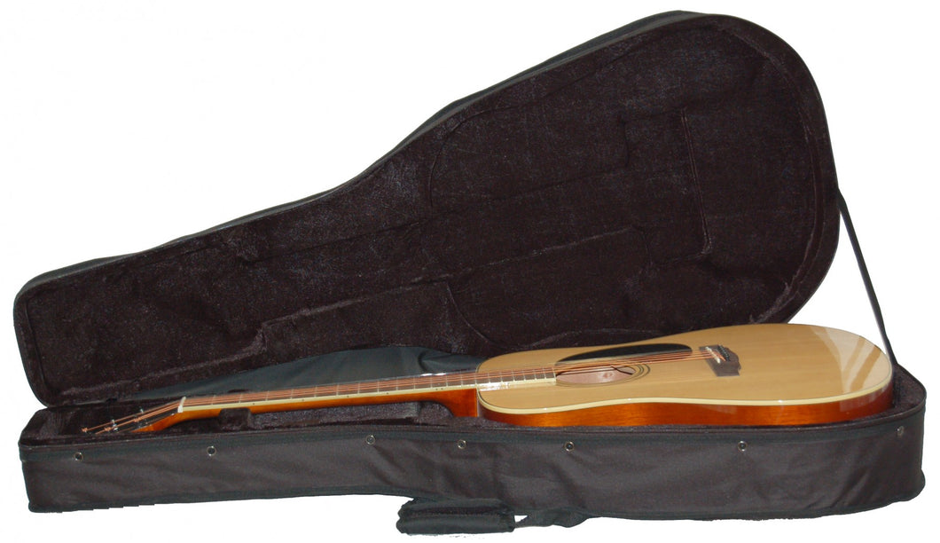 Acoustic Dreadnought Hardshell Light Weight Nylon Covered Hardshell Foam Guitar Case