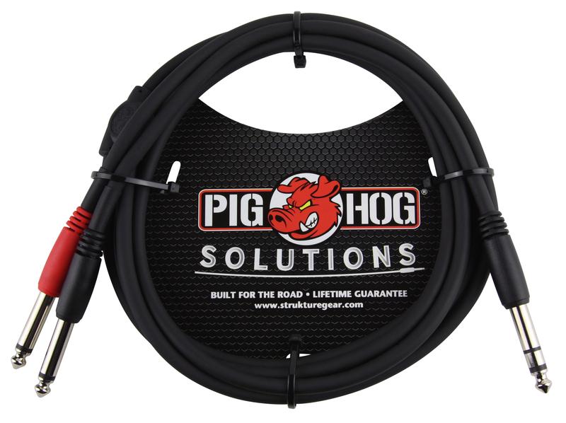 PIG HOG SOLUTIONS PYIC06 - 6FT TRS(M)-DUAL 1/4