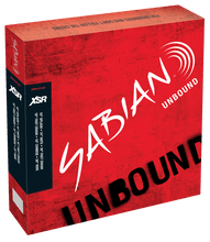 Charger l'image dans la galerie, SABIAN XSR5006B 6-pack cymbal set with splash, hats, crashes, Chinese, and ride in red packaging