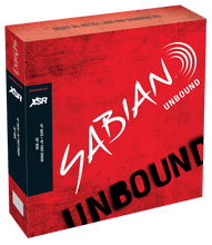 Charger l'image dans la galerie, SABIAN XSR5005B XSR Performance Set 3-Pack Cymbal Package in red box with SABIAN logo