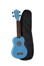 Load image into Gallery viewer, Hula Beach USA colorful soprano ukulele with basswood body and gig bag