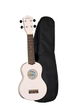 Load image into Gallery viewer, Hula Beach USA colorful soprano ukulele with basswood body and nylon gig bag