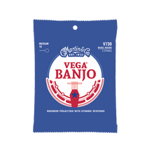 Load image into Gallery viewer, Martin V730 Vega 5 String Banjo Strings Nickel Medium