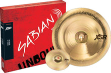 Charger l'image dans la galerie, SABIAN XSR5005EB cymbal set with 10" splash and 18" Chinese cymbals in red packaging