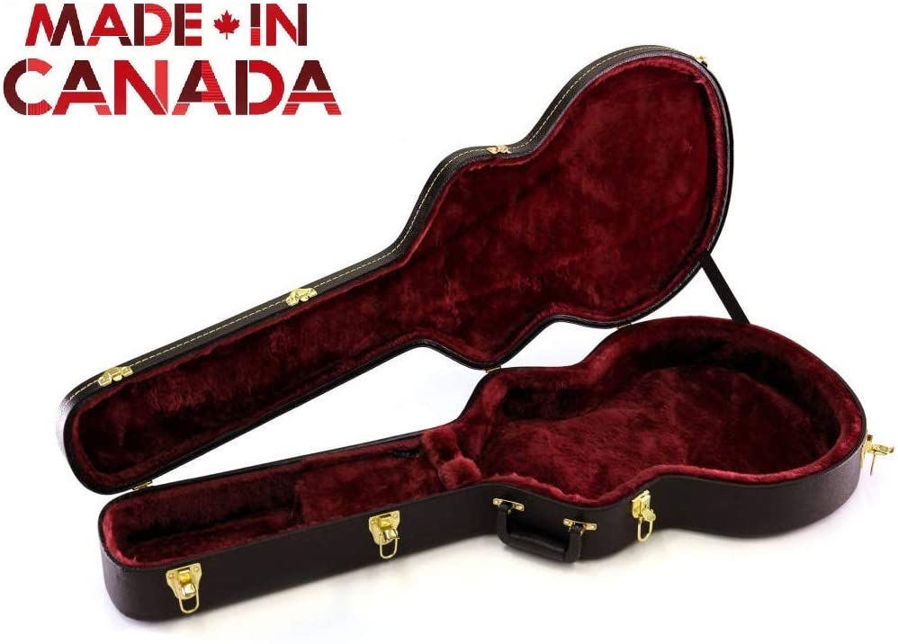 Deluxe Arch-Top Hardshell ES-335 Style Guitar Case (Made In Canada