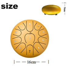 Load image into Gallery viewer, Tongue Drum / Steel Handpan Drum with Accessories 11 Note / 6 Inch