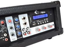 Load image into Gallery viewer, GF PMA4 4 Channel Powered Mixer with Bluetooth, MP3 &amp; Effects
