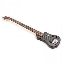Load image into Gallery viewer, Hofner HOF-HCT-SHB- BK-O Shorty Electric Travel Bass Guitar - Black - with Gig Bag