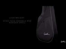 Charger et lire la vidéo dans la visionneuse de la Galerie, Godin 050208 TRIC Étui pour Guitare Multifit Deluxe Noir Satiné