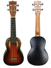 Load image into Gallery viewer, Ovation Style Soprano Ukulele with Aquila Strings &amp; Carrying Bag

