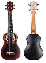 Load image into Gallery viewer, Ovation Style Soprano Ukulele with Aquila Strings & Carrying Bag
