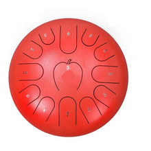 Charger l'image dans la galerie, Tongue Drum / Steel Handpan Drum avec accessoires 13 notes / 12 pouces