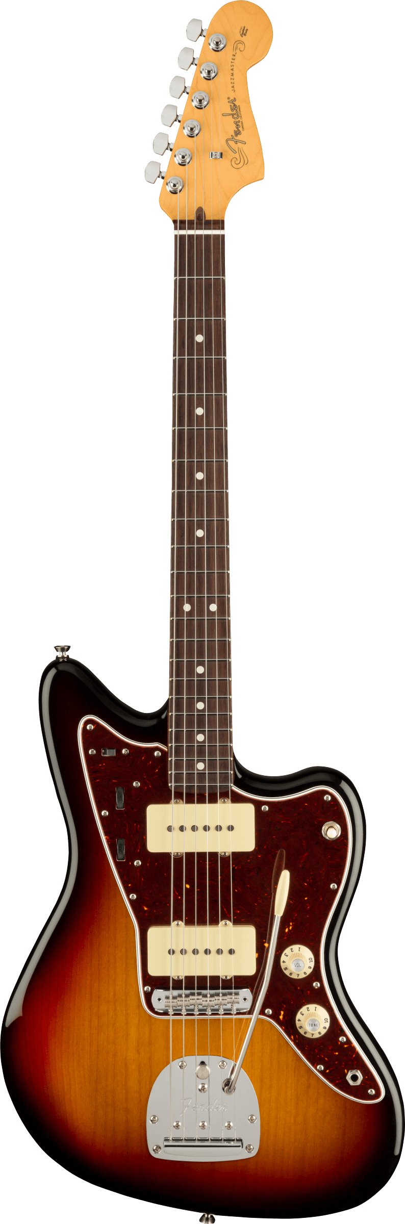 Fender American Professional II Jazzmaster®, Rosewood Fingerboard, 3-Color Sunburst - See Description
