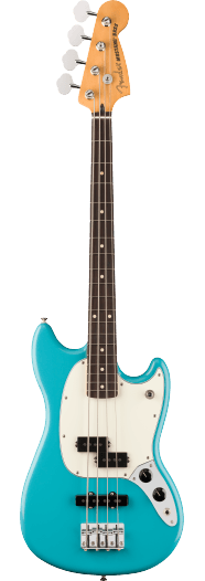 Fender Player II Mustang® Bass PJ, Rosewood Fingerboard, Aquatone Blue - See Description