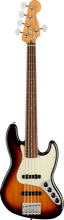 Load image into Gallery viewer, Fender Player Plus Active Jazz Bass® V, Pau Ferro Fingerboard, 3-Tone Sunburst - See Description
