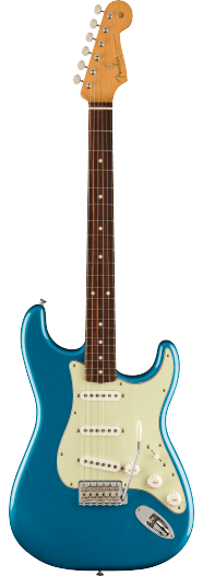 Fender Vintera® II '60s Stratocaster®, Rosewood Fingerboard, Lake Placid Blue Electric Guitar With Gig Bag - See Description
