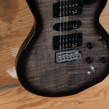 Load image into Gallery viewer, Godin xtSA Trans Black Flame Multi-Voice Electric Guitar with Synth Access w/Bag – B Stock - Made in Canada
