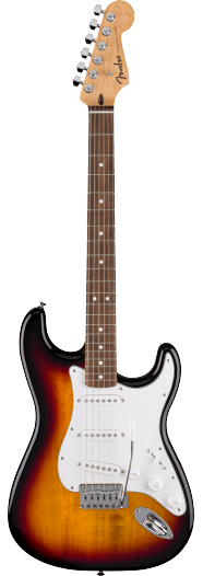 FenderStandard Stratocaster®, Laurel Fingerboard, White Pickguard, 3-Color Sunburst Electric Guitar - See Desciprion
