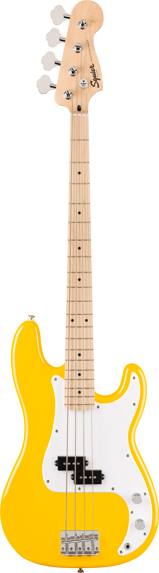Squier FSR Squier Sonic® Precision Bass®, Maple Fingerboard, White Pickguard, Graffiti Yellow - See Description