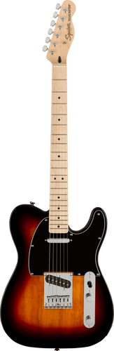 Squier Affinity Telecaster Electric Guitar: Slim Neck, Dual Pickups, String-Through Bridge