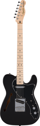 Fender Squier Affinity Series Telecaster Thinline Electric Guitar, Lightweight, Dual Single-Coil Pickups