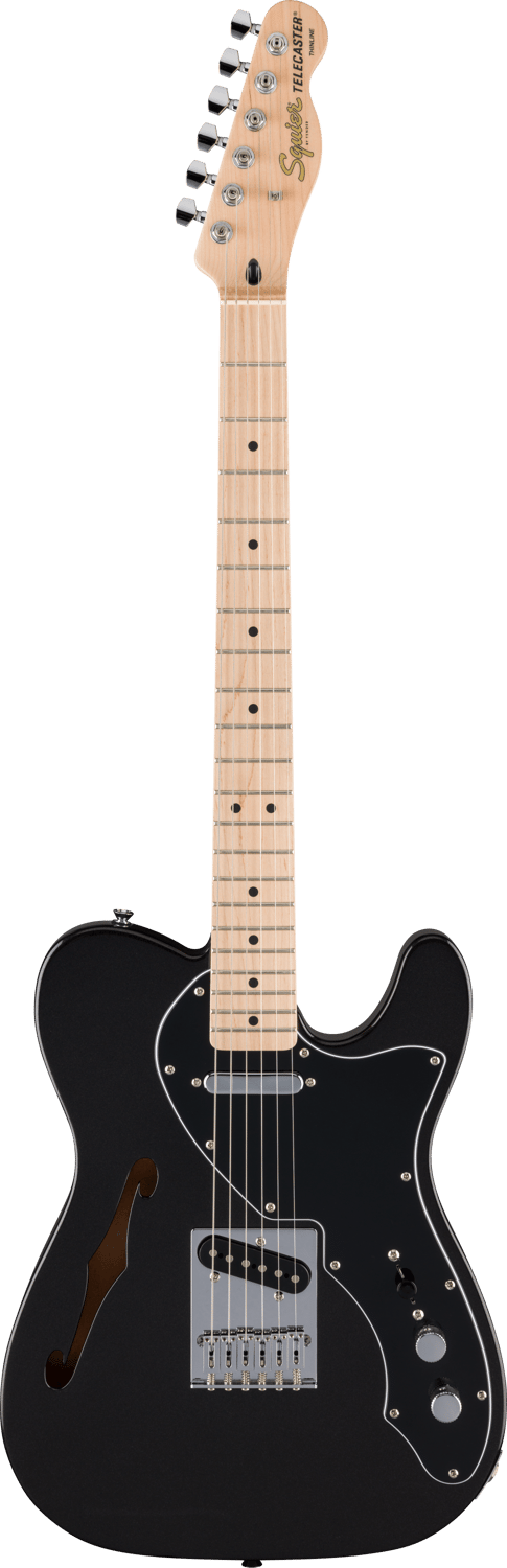 Fender Squier Affinity Series Telecaster Thinline Electric Guitar, Lightweight, Dual Single-Coil Pickups
