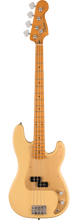 Load image into Gallery viewer, Squier 40th Anniversary Precision Bass®, Vintage Edition, Maple Fingerboard, Gold Anodized Pickguard, Satin Vintage Blonde - See Description
