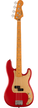 Load image into Gallery viewer, Squier 40th Anniversary Precision Bass®, Vintage Edition, Maple Fingerboard, Gold Anodized Pickguard, Satin Dakota Red - See Descriprion
