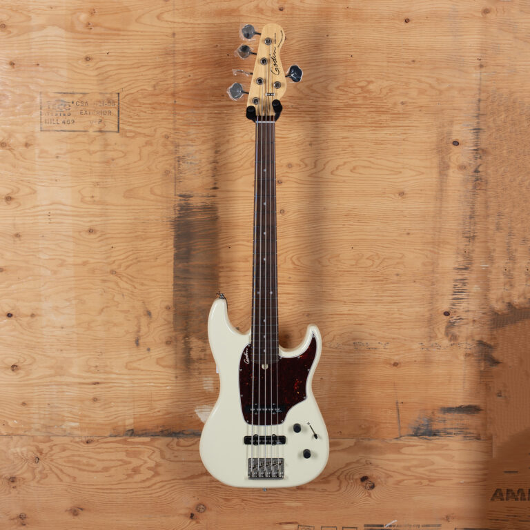 Godin Shifter Classic 5 High Gloss Cream w/Bag – Limited Edition - MADE in CANADA