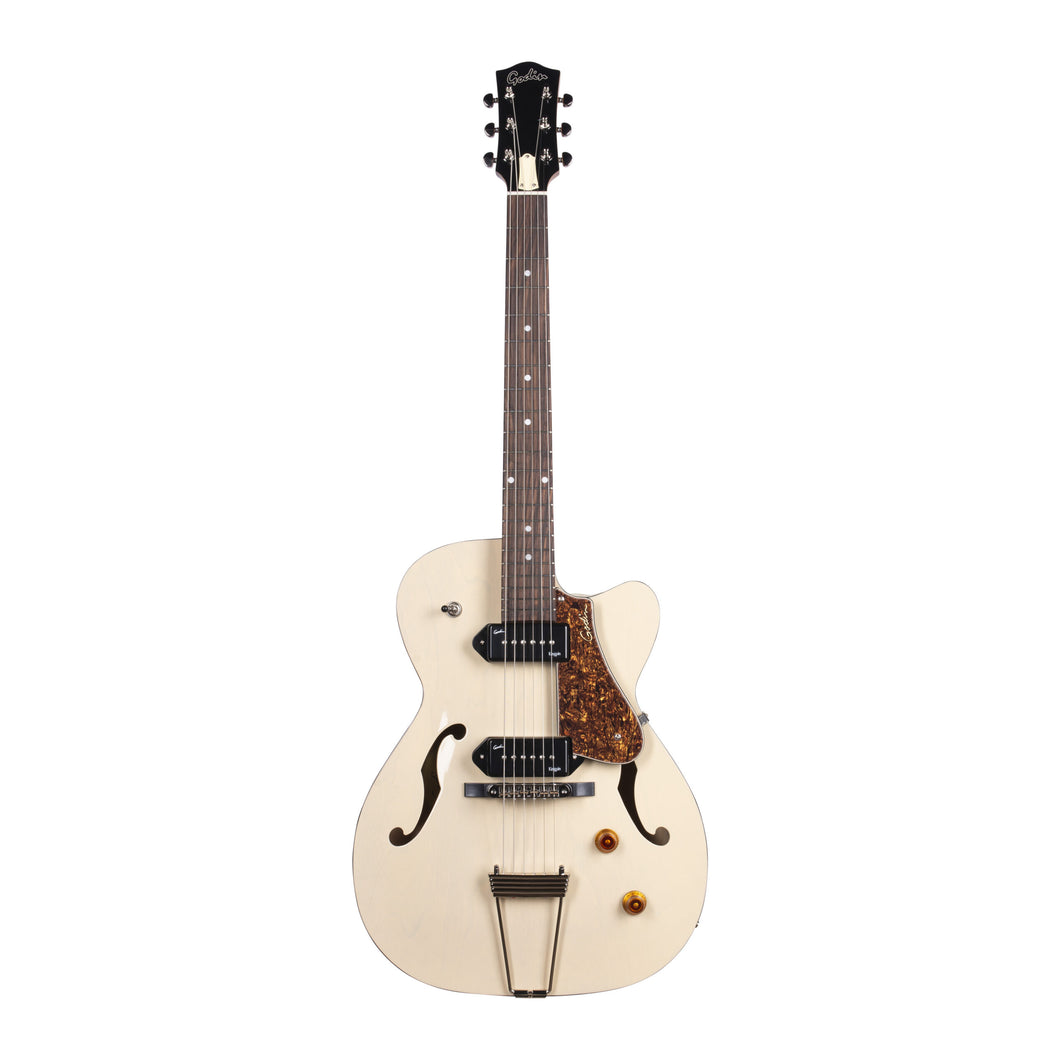 Godin 052837 5th Ave TL Kingpin P90 Trans Cream HG - Made In Canada