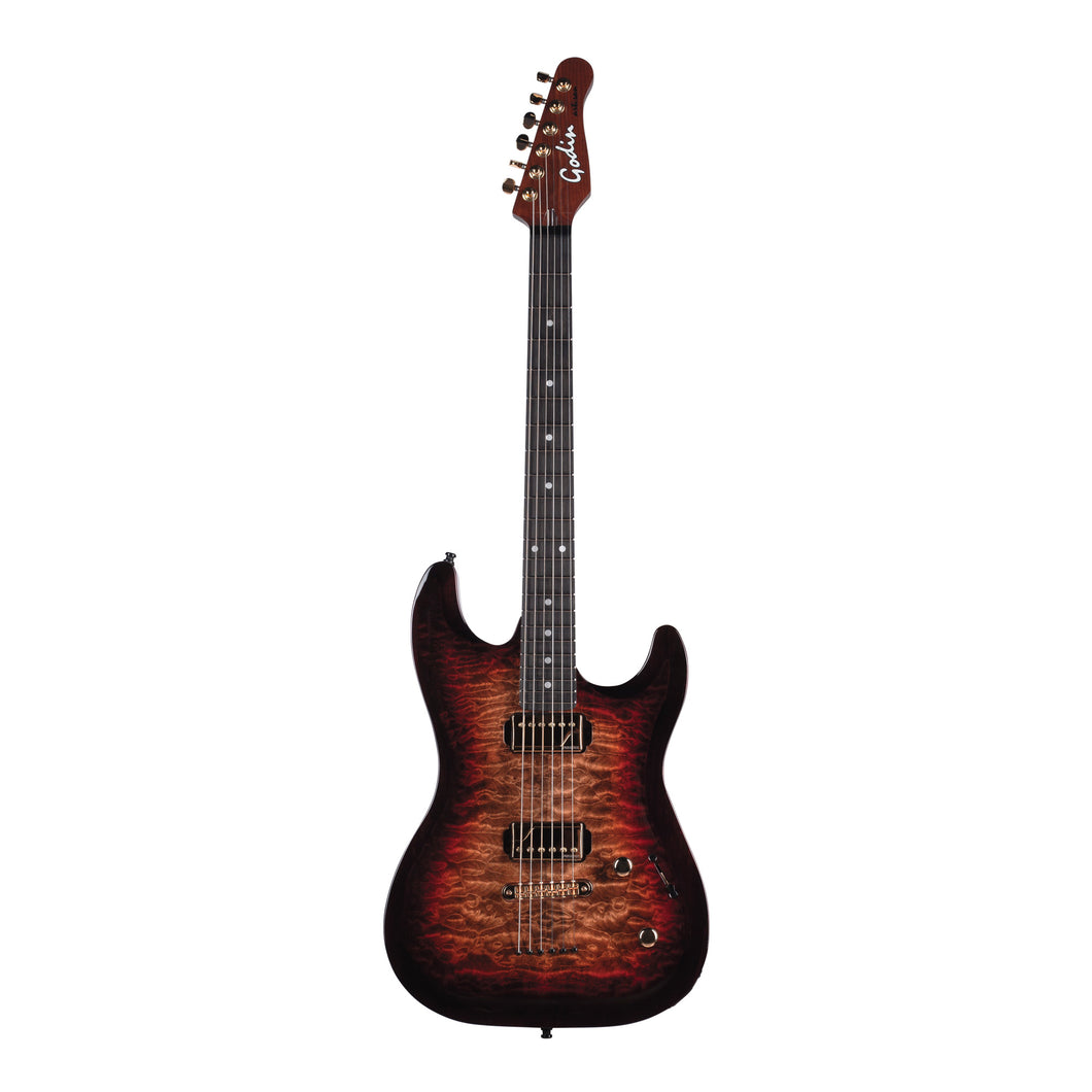 Godin 053476 Artisan ST-II WhiskeyBurst EN Electric Guitar - MADE In CANADA