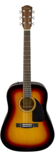 Fender CD-60 Dreadnought V3 DS, Walnut Fingerboard, Sunburst - See Description