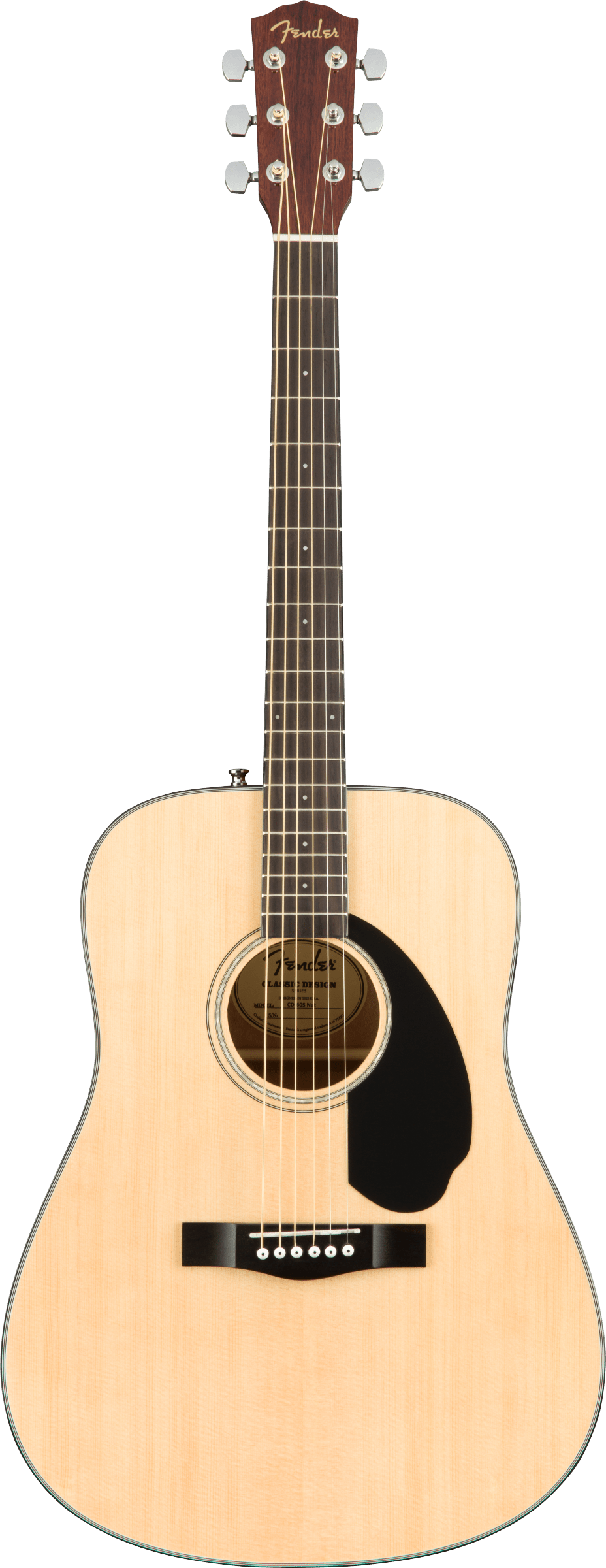 Fender CD-60S Dreadnought, Walnut Fingerboard, Natural Acoustic Guitar - See Description