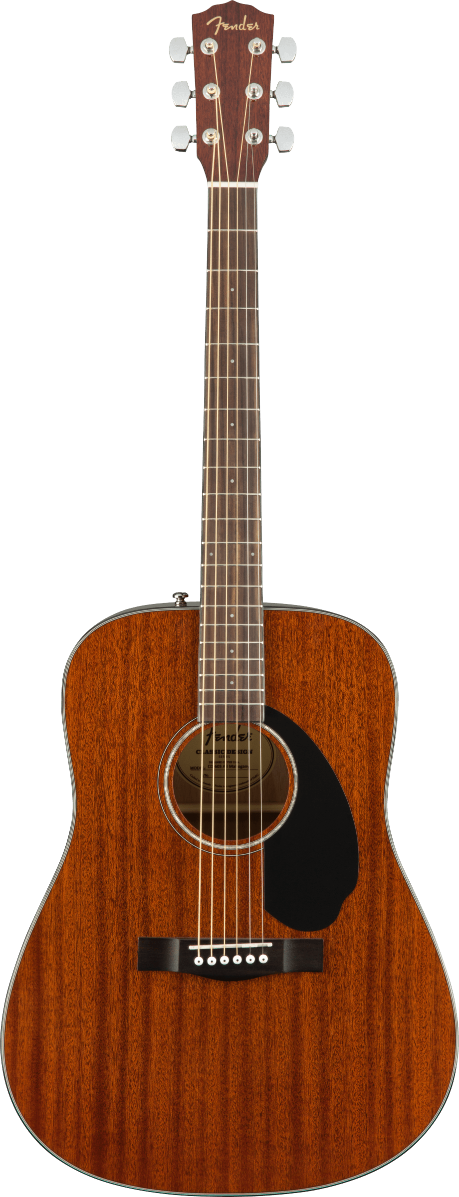 Fender CD-60S Dreadnought, Walnut Fingerboard, All-Mahogany Acoustic Guitar - See Description