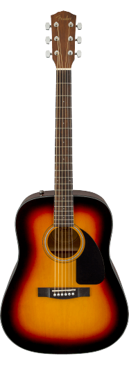 Fender CD-60 Dreadnought V3, Walnut Fingerboard, Sunburst - See Description