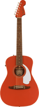 Load image into Gallery viewer, Fender Malibu Player, Walnut Fingerboard, White Pickguard, Fiesta Red Acoustic Guitar - See Description
