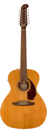 Fender Villager™ 12-String, Walnut Fingerboard, Tortoiseshell Pickguard, Aged Natural - See Description