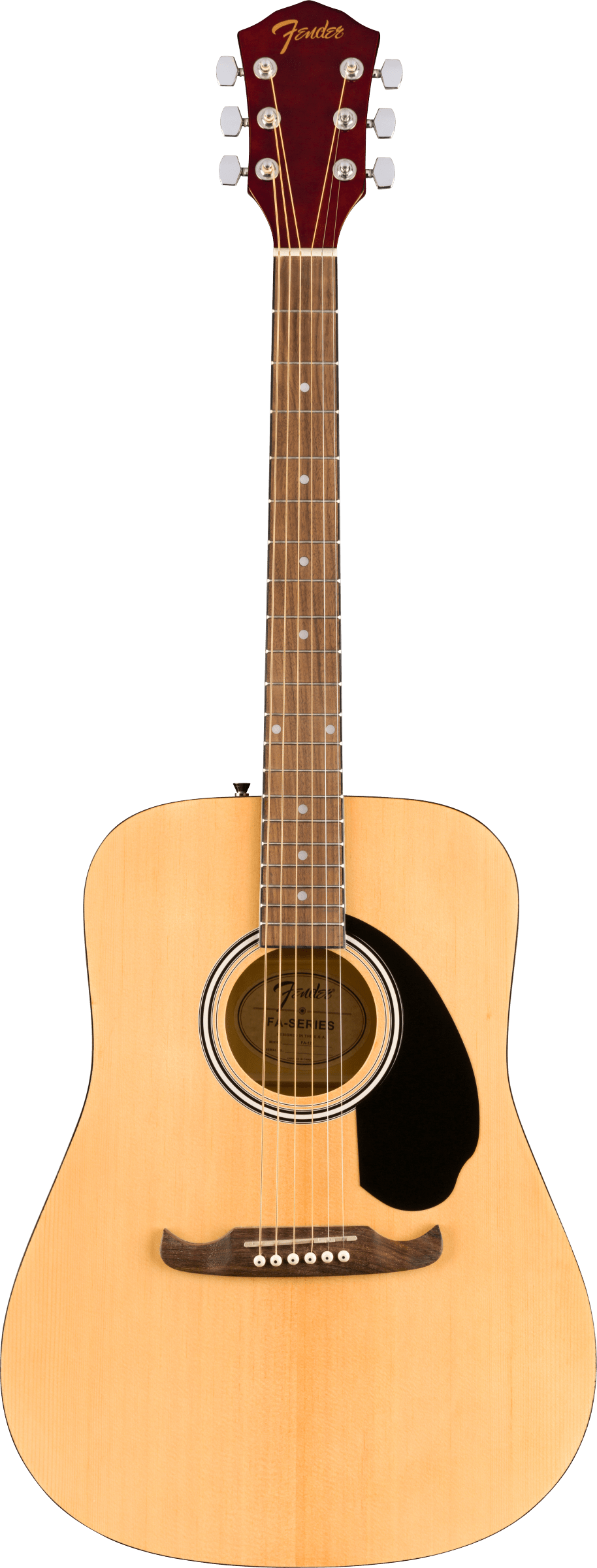 Fender FA-125 Dreadnought, Walnut Fingerboard, Natural Acoustic Guitar - See Description