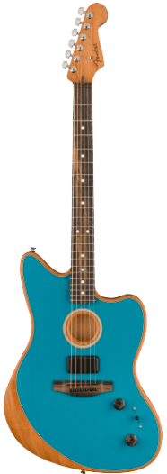 Fender American Acoustasonic® Jazzmaster®, Ocean Turquoise, Ebony Fingerboard - See Description