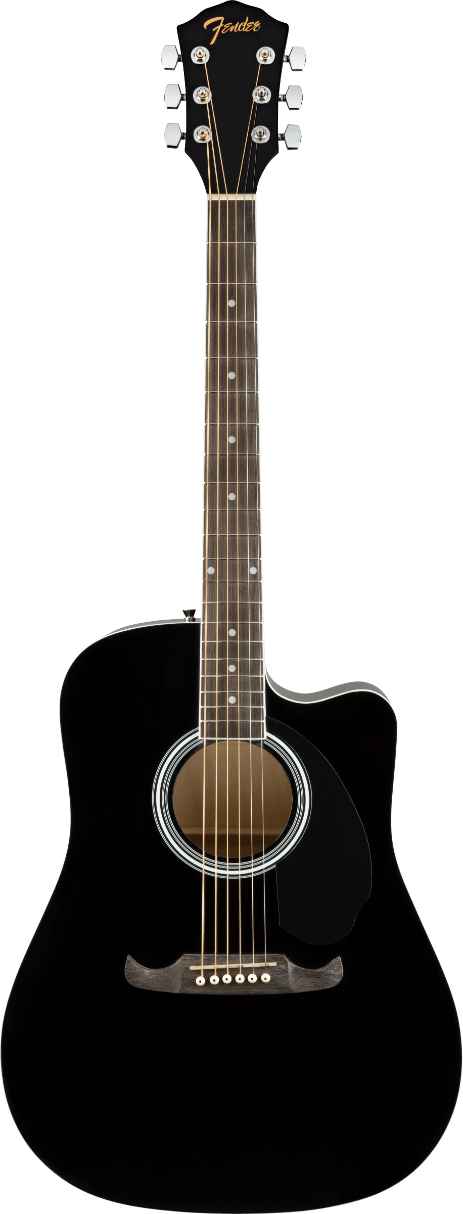 Fender FA-125CE Dreadnought, Walnut Fingerboard, Black - See Description